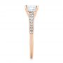 14k Rose Gold 14k Rose Gold Diamond Engagement Ring - Side View -  103088 - Thumbnail