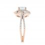 14k Rose Gold 14k Rose Gold Diamond Engagement Ring - Side View -  103678 - Thumbnail