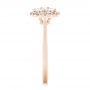 18k Rose Gold 18k Rose Gold Diamond Engagement Ring - Side View -  103683 - Thumbnail
