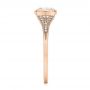 14k Rose Gold 14k Rose Gold Diamond Engagement Ring - Side View -  106592 - Thumbnail