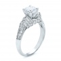  18K Gold Diamond Engagement Ring - Vanna K - Three-Quarter View -  100672 - Thumbnail