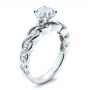 14k White Gold Diamond Engagement Ring - Vanna K