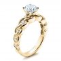 18k Yellow Gold Diamond Engagement Ring - Vanna K