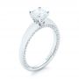  Platinum Platinum Diamond Engagement Ring - Three-Quarter View -  103087 - Thumbnail