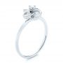 14k White Gold 14k White Gold Diamond Engagement Ring - Three-Quarter View -  103675 - Thumbnail