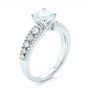  Platinum Platinum Diamond Engagement Ring - Three-Quarter View -  103834 - Thumbnail