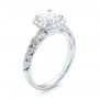 14k White Gold 14k White Gold Diamond Engagement Ring - Three-Quarter View -  103908 - Thumbnail