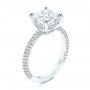  Platinum Platinum Diamond Engagement Ring - Three-Quarter View -  106439 - Thumbnail