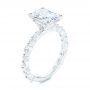 18k White Gold 18k White Gold Diamond Engagement Ring - Three-Quarter View -  106640 - Thumbnail