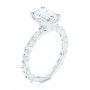 14k White Gold Diamond Engagement Ring