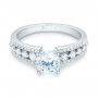  Platinum Platinum Diamond Engagement Ring - Flat View -  103834 - Thumbnail