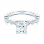  Platinum Platinum Diamond Engagement Ring - Flat View -  106438 - Thumbnail