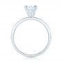 14k White Gold Diamond Engagement Ring - Front View -  102585 - Thumbnail