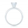 14k White Gold Diamond Engagement Ring - Front View -  102585 - Thumbnail
