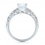 14k White Gold 14k White Gold Diamond Engagement Ring - Front View -  103063 - Thumbnail