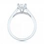 18k White Gold Diamond Engagement Ring - Front View -  103086 - Thumbnail