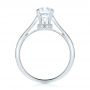 18k White Gold Diamond Engagement Ring - Front View -  103319 - Thumbnail