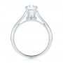 18k White Gold Diamond Engagement Ring - Front View -  103319 - Thumbnail