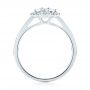 18k White Gold Diamond Engagement Ring - Front View -  103683 - Thumbnail