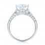 18k White Gold Diamond Engagement Ring - Front View -  103686 - Thumbnail
