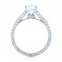 14k White Gold 14k White Gold Diamond Engagement Ring - Front View -  103713 - Thumbnail