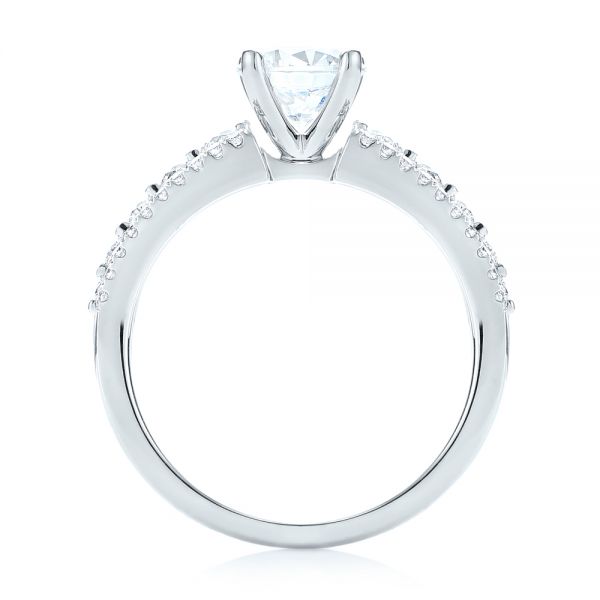  Platinum Platinum Diamond Engagement Ring - Front View -  103834