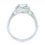 18k White Gold Diamond Engagement Ring - Front View -  103903 - Thumbnail