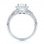 18k White Gold Diamond Engagement Ring - Front View -  103908 - Thumbnail