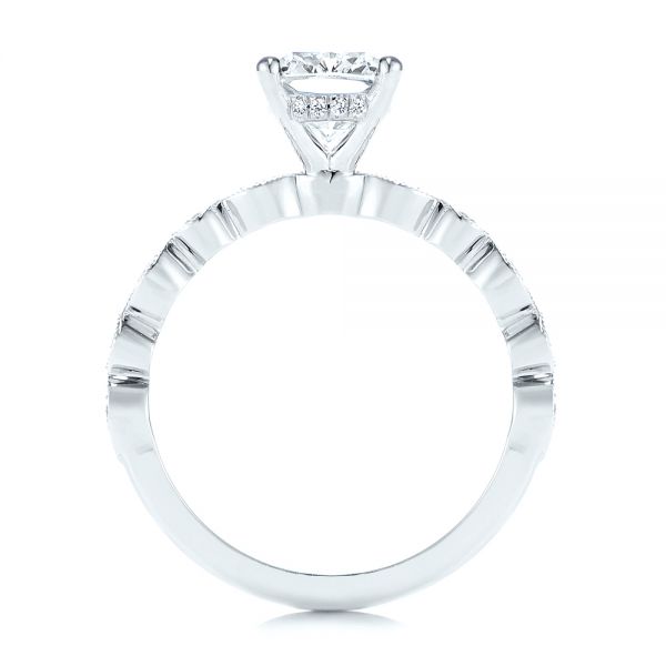  Platinum Platinum Diamond Engagement Ring - Front View -  106438