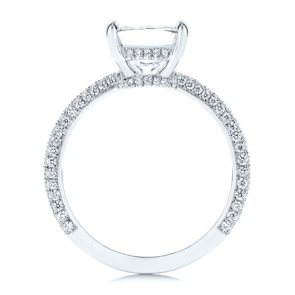  Platinum Platinum Diamond Engagement Ring - Front View -  106439