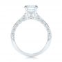 14k White Gold 14k White Gold Diamond Engagement Ring - Front View -  106644 - Thumbnail