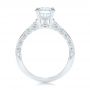  Platinum Platinum Diamond Engagement Ring - Front View -  106644 - Thumbnail