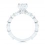 18k White Gold 18k White Gold Diamond Engagement Ring - Front View -  106727 - Thumbnail