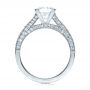 18k White Gold Diamond Engagement Ring - Front View -  196 - Thumbnail