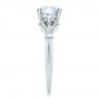 18k White Gold Diamond Engagement Ring - Side View -  100100 - Thumbnail