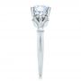 18k White Gold Diamond Engagement Ring - Side View -  100100 - Thumbnail