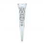 18k White Gold Diamond Engagement Ring - Side View -  103063 - Thumbnail