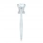 18k White Gold Diamond Engagement Ring - Side View -  103319 - Thumbnail