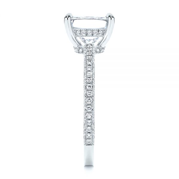 Platinum Platinum Diamond Engagement Ring - Side View - 106439
