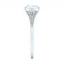  Platinum Diamond Engagement Ring - Side View -  106592 - Thumbnail