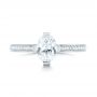  Platinum Platinum Diamond Engagement Ring - Top View -  103266 - Thumbnail