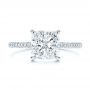  Platinum Platinum Diamond Engagement Ring - Top View -  106439 - Thumbnail