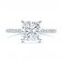 18k White Gold 18k White Gold Diamond Engagement Ring - Top View -  106439 - Thumbnail