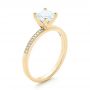 18k Yellow Gold 18k Yellow Gold Diamond Engagement Ring - Three-Quarter View -  102585 - Thumbnail