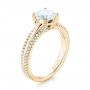 14k Yellow Gold 14k Yellow Gold Diamond Engagement Ring - Three-Quarter View -  103078 - Thumbnail