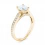 14k Yellow Gold 14k Yellow Gold Diamond Engagement Ring - Three-Quarter View -  103086 - Thumbnail