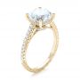 14k Yellow Gold 14k Yellow Gold Diamond Engagement Ring - Three-Quarter View -  103714 - Thumbnail
