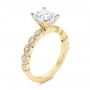 14k Yellow Gold 14k Yellow Gold Diamond Engagement Ring - Three-Quarter View -  106438 - Thumbnail