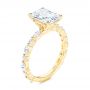 18k Yellow Gold 18k Yellow Gold Diamond Engagement Ring - Three-Quarter View -  106640 - Thumbnail