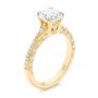 14k Yellow Gold 14k Yellow Gold Diamond Engagement Ring - Three-Quarter View -  106644 - Thumbnail